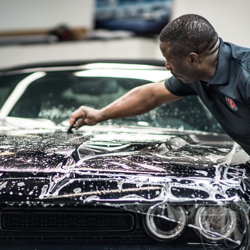 dodge-challenger-paint-protection-film-application